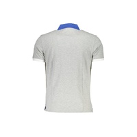 La Martina Men's Gray Cotton Polo Shirt - L thumbnail