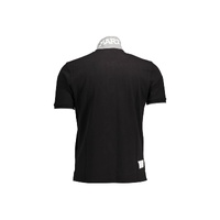 La Martina Men's Black Cotton Polo Shirt - S thumbnail