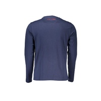 La Martina Men's Blue Cotton T-Shirt - XL thumbnail