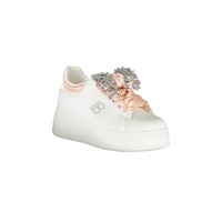 Laura Biagiotti Women's White Synthetic  Sneaker - 38 EU thumbnail