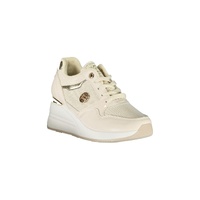 Laura Biagiotti Women's Beige Synthetic  Sneaker - 39 EU thumbnail