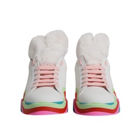 Dolce & Gabbana Women's Multicolor Low Top Trainers Sneakers Shoes - 38.5 EU thumbnail