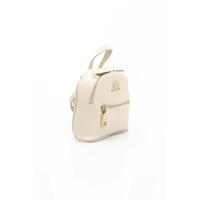 Leather Bag with Adjustable Shoulder Strap and Zip Closure One Size Men thumbnail