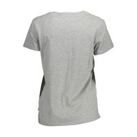 Levi's Women's Chic Gray Logo Print Tee for Casual Elegance - XS thumbnail