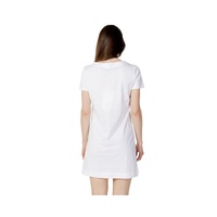 Love Moschino Women's White Cotton Dress - 40 IT thumbnail