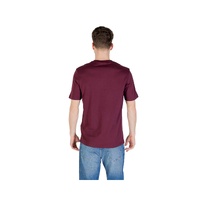 Lyle & Scott Men's Bordeaux Cotton T-Shirt - 44 IT thumbnail
