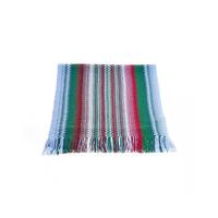 Geometric Pattern Fringed Scarf One Size Men thumbnail
