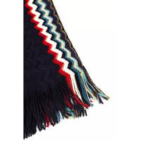 Geometric Fantasy Fringed Scarf One Size Men thumbnail