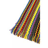 Fringed Geometric Fantasy Scarf One Size Men thumbnail