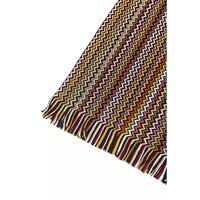 Fringed Geometric Fantasy Scarf One Size Men thumbnail