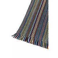 Geometric Fantasy Fringed Scarf One Size Men thumbnail