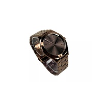 Michael Kors Unisex's Slim Runway Brown Stainless Steel Watch MK3418 - One Size thumbnail