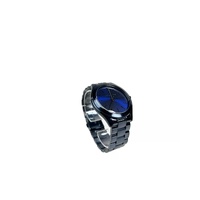 Michael Kors Unisex's Slim Runway Stainless Steel Watch MK3419 Blue - One Size thumbnail