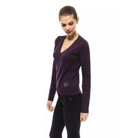 Montana Blu Women's Purple Wool Sweater - 46 IT thumbnail