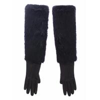100% Authentic Dolce & Gabbana Elbow Length Gloves with Logo Details 7.5 Women thumbnail