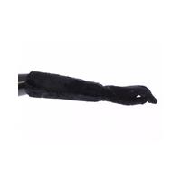 Luxury Black Wool Lace and Xiangao Lamb Fur Gloves 7.5 Women thumbnail