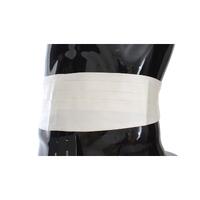 Exclusive Silk Cummerbund with Logo Details - White 44 IT Men thumbnail