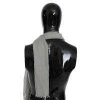 Cotton Mens Scarf with Logo Details One Size Men thumbnail