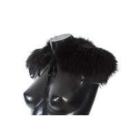 Black Fox Fur Shoulder Wrap by Dolce & Gabbana 38 IT Women thumbnail