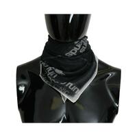 COSTUME NATIONAL CNC Scarf Bandana Hat - Black and White Print One Size Men thumbnail