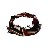 Dolce & Gabbana Multicolor Wool Scarf with DG King Lettering and Crown One Size Men thumbnail