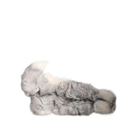 Dolce & Gabbana Women's White Fox Fur Neck Wrap Warmer Winter Scarf - One Size thumbnail