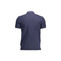Napapijri Men's Blue Cotton Polo Shirt - XL thumbnail