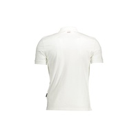 Napapijri Men's White Cotton Polo Shirt - L thumbnail