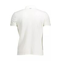 Napapijri Men's White Cotton Polo Shirt - 2XL thumbnail