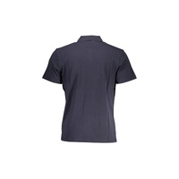 Napapijri Men's Blue Cotton Polo Shirt - L thumbnail