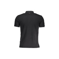 Napapijri Men's Elegant Black Embroidered Polo - 2XL thumbnail