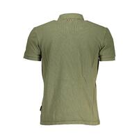 Napapijri Men's Green Cotton Polo Shirt - L thumbnail