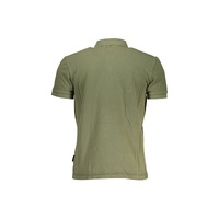 Napapijri Men's Green Cotton Polo Shirt - M thumbnail