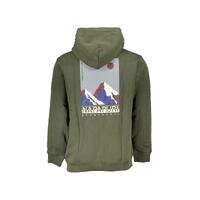 Napapijri Men's Green Cotton Sweater - M thumbnail