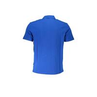 Napapijri Men's Blue Cotton Polo Shirt - L thumbnail
