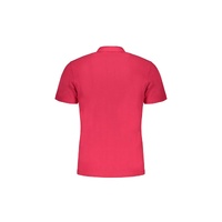 Napapijri Men's Pink Cotton Polo Shirt - M thumbnail