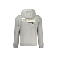 Napapijri Men's Gray Cotton Sweater - 2XL thumbnail