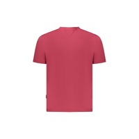 Napapijri Men's Red Cotton  T-Shirt - M thumbnail