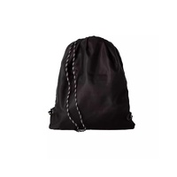 Neil Barrett Men's Sleek Black Nylon Drawstring Backpack - One Size thumbnail