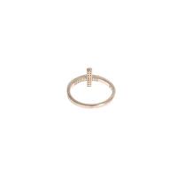 NIALAYA 925 Silver CZ Cross Ring 54 EU Women thumbnail