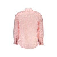 North Sails Men's Pink Linen Shirt - M thumbnail