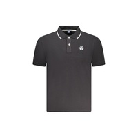 North Sails Men's Black Cotton Polo Shirt - M thumbnail