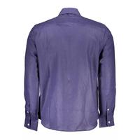 North Sails Men's Blue Linen Shirt - M thumbnail
