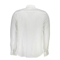 North Sails Men's White Linen Shirt - M thumbnail