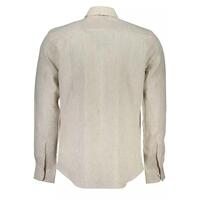 North Sails Men's Beige Linen Shirt - L thumbnail