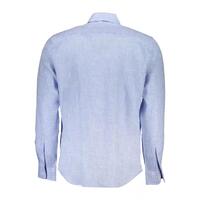 North Sails Men's Light Blue Linen Shirt - M thumbnail
