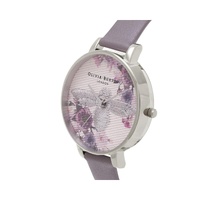 Olivia Burton Women's Gray Synthetic Leather Watch - One Size thumbnail