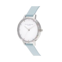 Olivia Burton Women's Blue Synthetic Leather Watch - One Size thumbnail