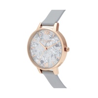 Olivia Burton Women's Gray Synthetic Leather Watch - One Size thumbnail