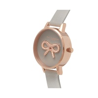 Olivia Burton Women's Gray Synthetic Leather Watch - One Size thumbnail